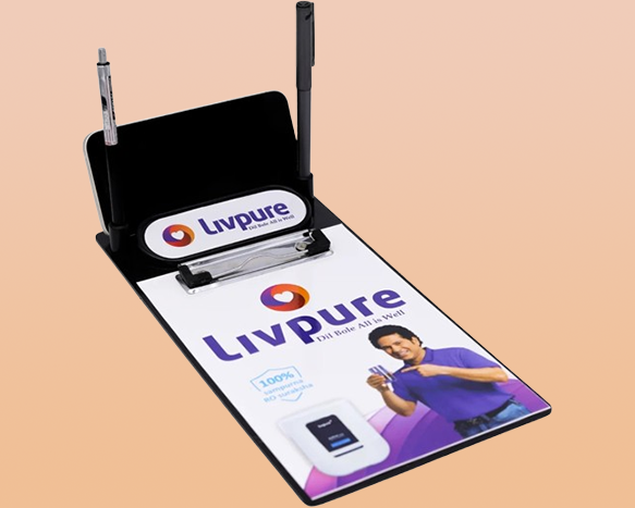Clipboard with Pen Stand & Mobile Stand