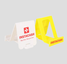 Plastic Mobile Stand With Branding