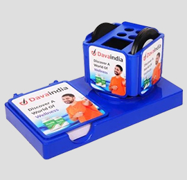 Promotional Chit Pad With 150 Pages, Pen Stand, 6 Coasters And 1 Year Calen